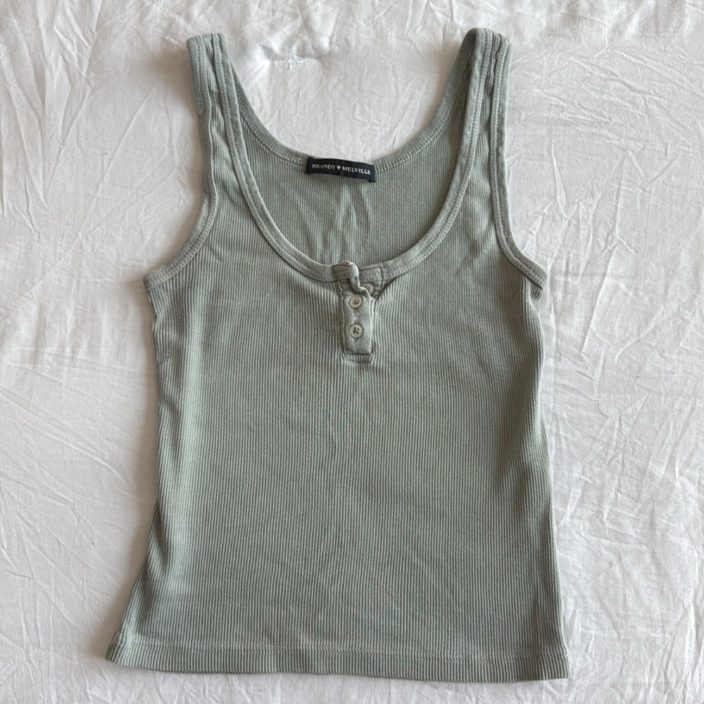 Brandy Melville Dalis Tank (Green)